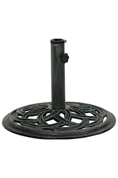 Concept Βάση ομπρέλας, πράσινη, 44x44x31 cm, από χυτοσίδηρο