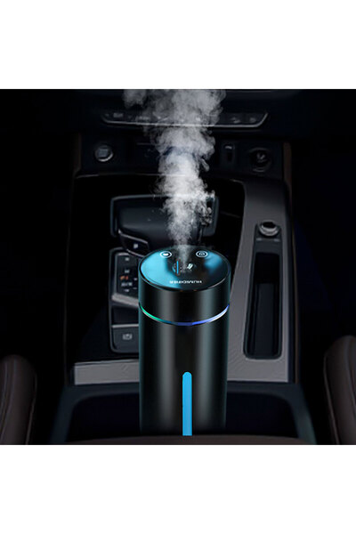 Noriyen 2026 Model Mini Hava Nemlendirici - 260ml USB Araç Bardaklık Buhar Ma...