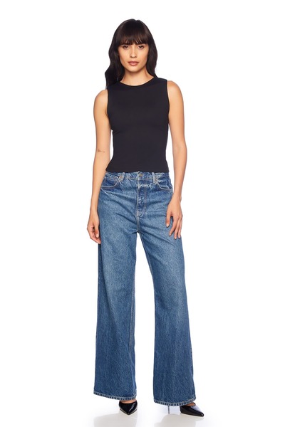 ossons Women's Slim Fit Basic T-Shirt – Double-Layer Shaping / Sculpting Top