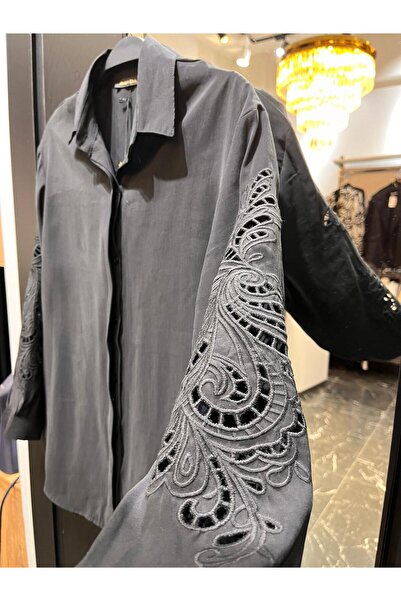 Butik KOLDA GÜPÜR DETAY GÖMLEK