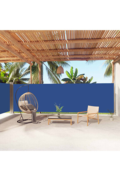 Concept Αναδιπλούμενη πλαϊνή τέντα, μπλε, 180x1000 εκ.