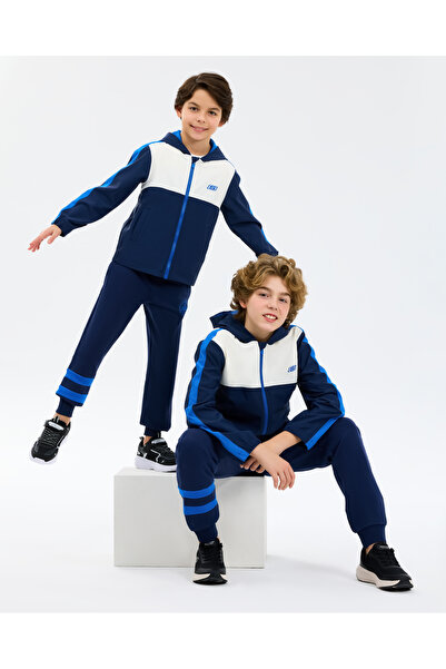 SKECHERS B Micro Jacket Büyük Erkek Çocuk Lacivert Ceket SK2610069-3601