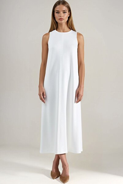 Hiccup Rochie midi cu atingere de modal, croială lejeră și buzunare