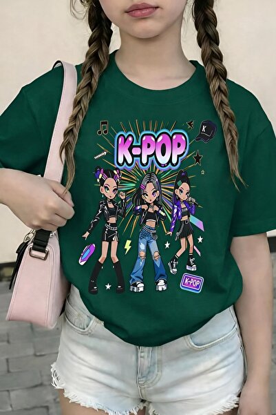 E-ROMA K-Pop Printed Unisex Children's T-Shirt 3Gh2