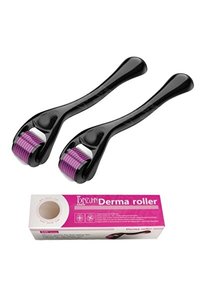 LXNZUHN Set 2 role Derma Roller, LXNZUHN, ace din titan 540, 1,0 mm, unisex, ...