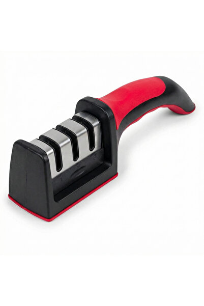 HASEPE Aparat Ascutit Cutite Manual 3 Sloturi, Otel Si Ceramica, Baza Antialu...