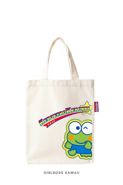 Girlboss Kawaii Keroppi Mini Tote Bag/Tablet/Book/Mini Cloth Shopping Bag Bag...