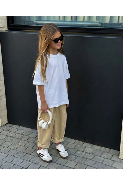 BENROMA Plain Unisex Children's T-Shirt 3Gh1