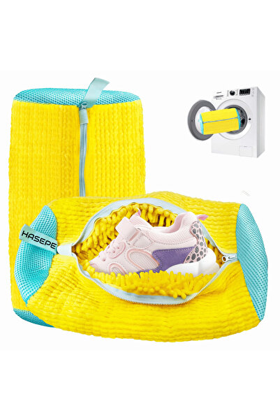 HASEPE Sac Spalat Incaltaminte 39x19cm, Protectie Pantofi, Fibra Moale, Fermo...