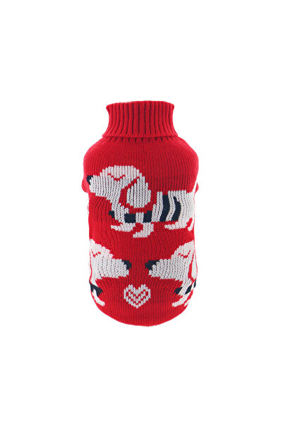 Ropet Pulover tricotat pentru caini, Marimea XS, R335,