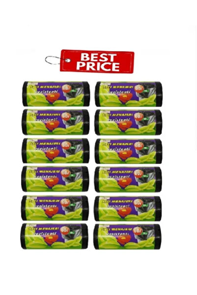 Mica'S Promo Pack 12 X HDPE Garbage Bags, 60L, 50 pcs/roll