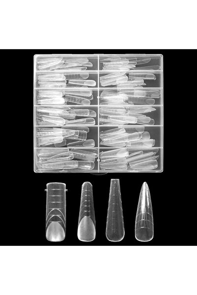 Brelet Pack of 192 False Nails, 4 Styles