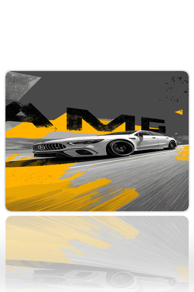 urzuva Araba Modelleri AMG Storm Gaming Oyuncu XXL Mouse Pad Dikişli Mousepad...