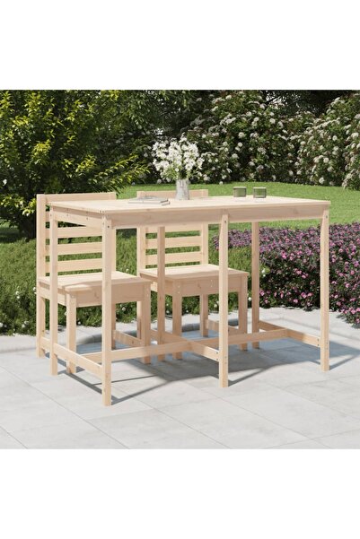 Concept Τραπέζι κήπου, 159,5x82,5x110 εκ., μασίφ ξύλο πεύκου