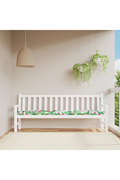 Concept Μαξιλάρι παγκάκι κήπου, πολύχρωμο, 200x50x7 cm, ύφασμα