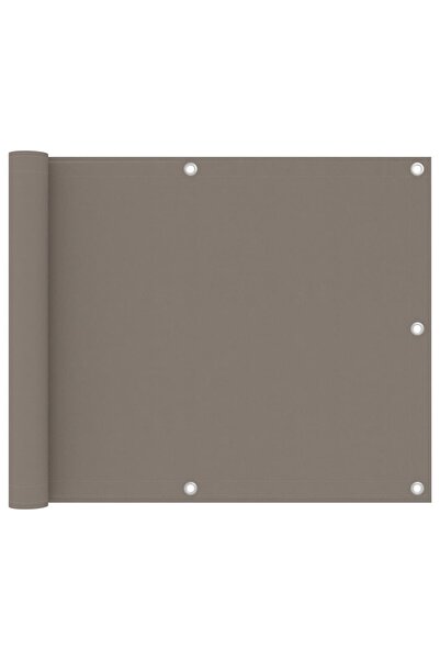 Concept Paravan de balcon, gri taupe, 75x300 cm, țesătură Oxford