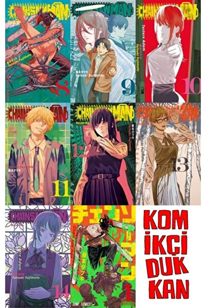 Gerekli Şeyler Yayıncılık Chainsaw Man - Testere Adam 8-9-10-11-12-13-14 SET ...