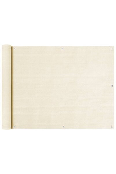 Concept Balcony screen, cream, 90 x 300 cm, HDPE