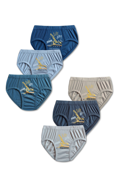 Panfilia 95% Cotton Piece Stretch Fabric Combed Cotton Boys' Underpants Set o...