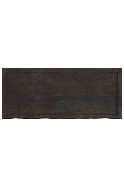 Concept Raft de perete gri închis 120x50x4 cm lemn masiv stejar tratat