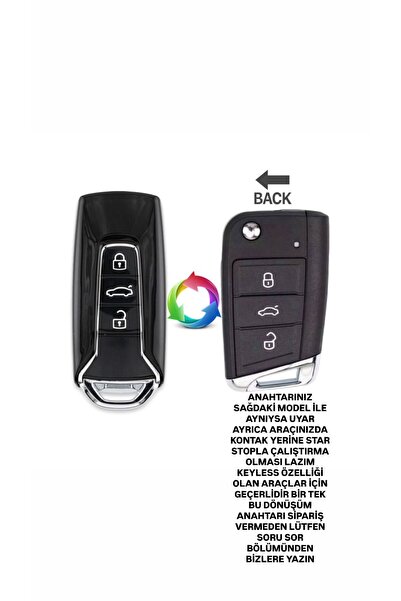 EBG İSTANBUL VOLKSWAGEN SEAT SKODA POLO GOLF VS DÖNÜŞÜM KUMANDA KABI LOGO LU ...