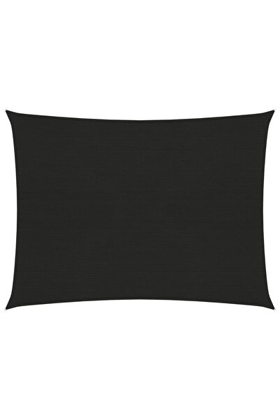 Concept Sunshade fabric, black, 5x6 m, HDPE, 160 g/m²