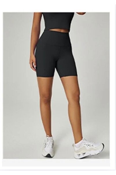 Elancee Colanți scurți fitness, talie înaltă, modelatori