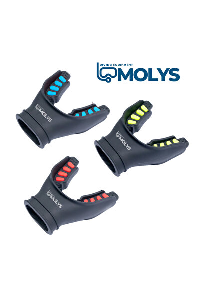 MOLYS Dalış Regülatör Ağızlığı (Maps) – Konforlu, Kaymaz, Tam Uyum