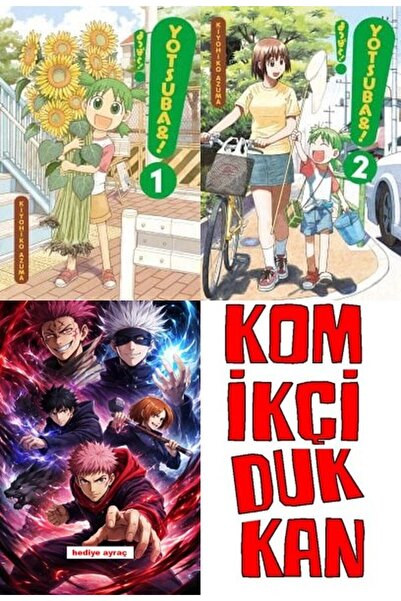 Gerekli Şeyler Yayıncılık Yotsuba&!! 1-2 (2 kitap SET - Ayraç hediyeli)