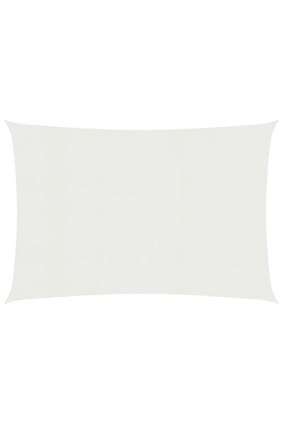 Concept Sunshade fabric, white, 5x8 m, HDPE, 160 g/m²