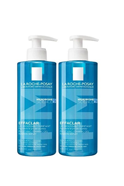 Roche Effaclar Gel Cleansing Gel for Oily/Acne Prone Skin 400 ml 2 Pieces