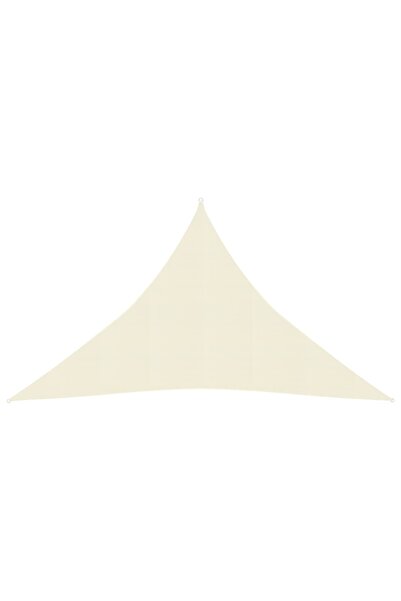 Concept Sunshade fabric, cream, 3.5x3.5x4.9 m, HDPE, 160 g/m²