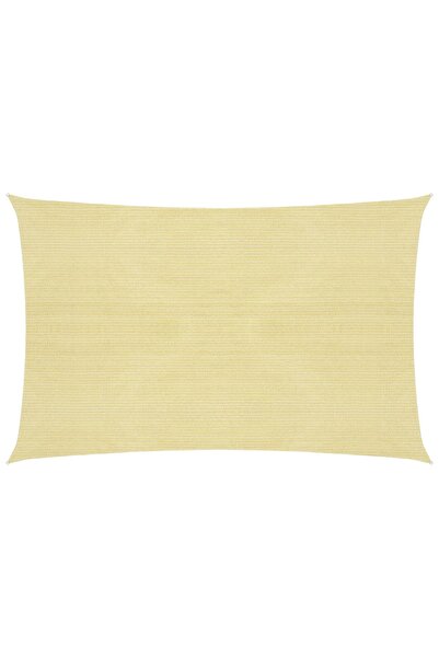 Concept Sunshade fabric, beige, 3 x 4 m, HDPE, 160 g/m²