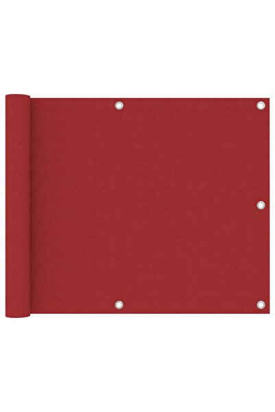 Concept Κόκκινο μουσαμά μπαλκονιού 75x400 εκ. ύφασμα Oxford