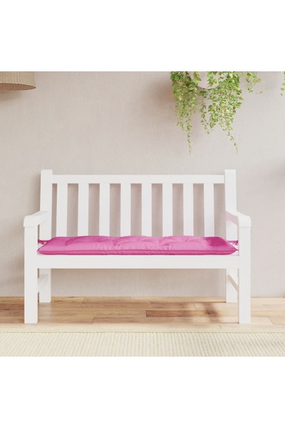 Concept Μαξιλάρι παγκάκι κήπου, ροζ, 120x50x7 εκ., ύφασμα