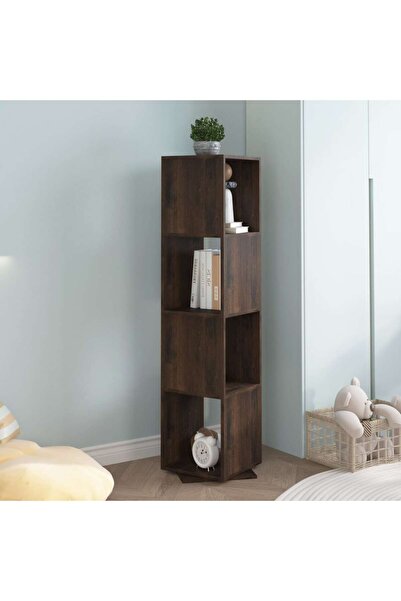 Concept Περιστρεφόμενο ντουλάπι, καπνιστή δρυς, 34,5x34,5x147,5 cm, μοριοσανίδα