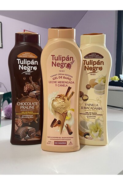 Tulipan Negro Set of 3 shower gels