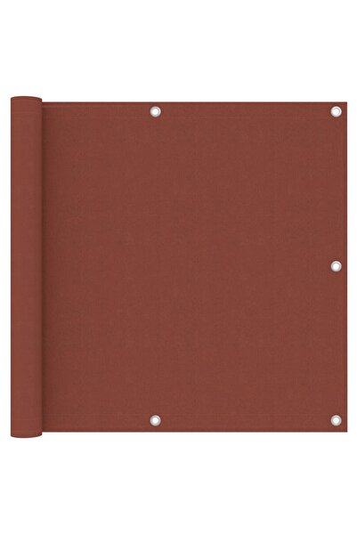 Concept Paravan pentru balcon, cărămiziu, 90x300 cm, țesătură oxford