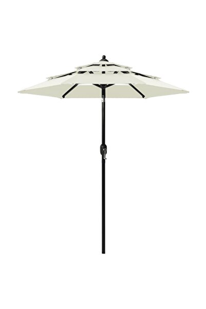 Concept Ομπρέλα 3 επιπέδων, αλουμινένιος στύλος, άμμος, 2 μ.