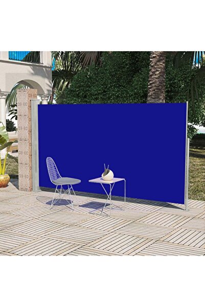 Concept Copertină laterală pentru terasă/curte, albastru 160x300 cm