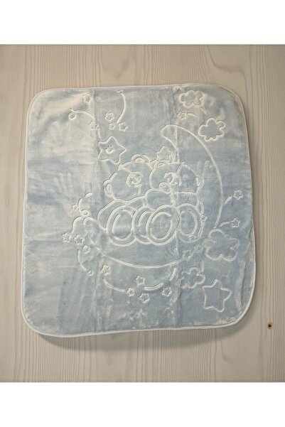 Your Baby Store Thick baby blanket – blue, 100×120 cm