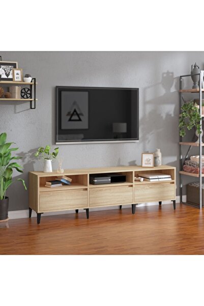 Concept Comodă TV, stejar sonoma, 150x30x44,5 cm, lemn prelucrat