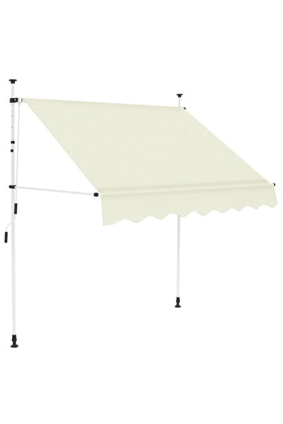 Concept Χειροκίνητη αναδιπλούμενη τέντα, κρεμ, 200 cm