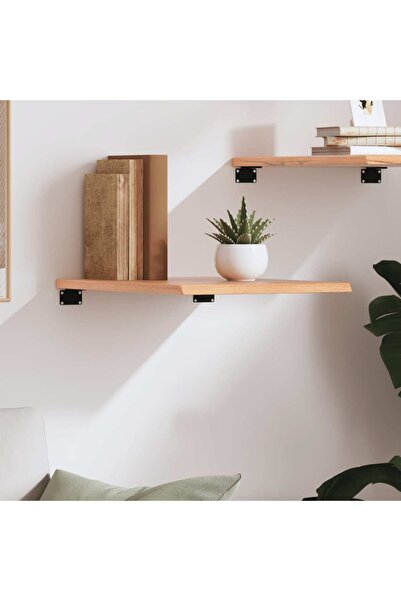 Concept Poliță perete maro deschis 40x50x2 cm lemn masiv stejar tratat