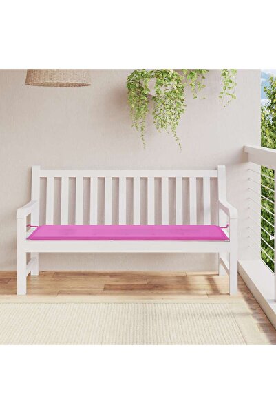 Concept Pernă de bancă de grădină, roz, 150x50x3 cm, textil oxford