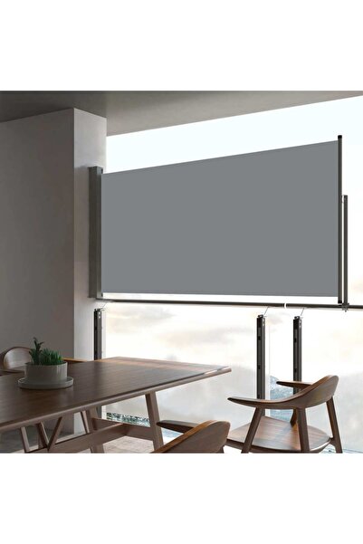 Concept Αναδιπλούμενη τέντα βεράντας, γκρι, 80 x 300 εκ.