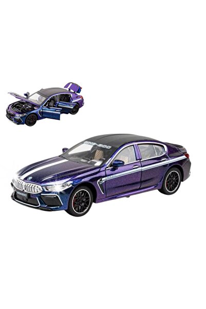 OEM Metal car type BMW M8,,Sounds,Lights,Movable doors,Horn,Pull-Back,21cm,Pu...