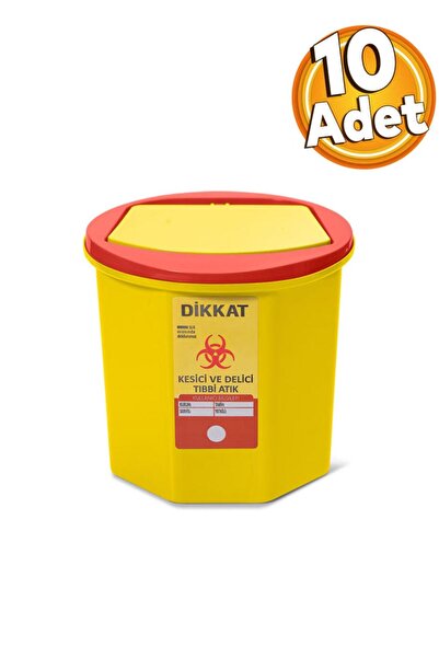 TR Tıbbi atık kovası 10 lt 10 adet