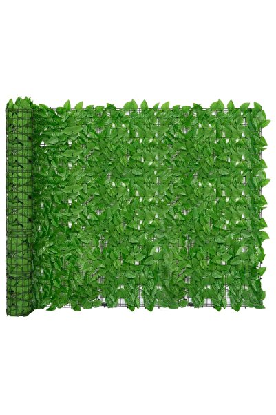 Concept Paravan de balcon, frunze verzi, 300x150 cm