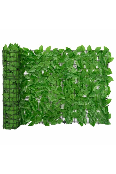 Concept Paravan de balcon, frunze verzi, 300x75 cm